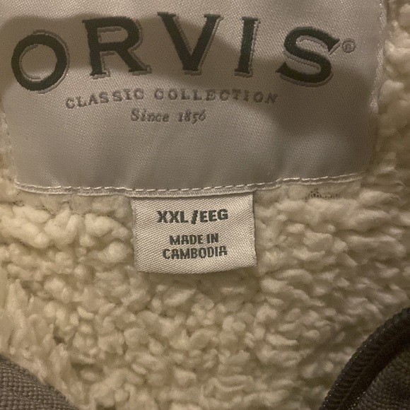 Orvis fleece sweater. Xxl - Picture 2 of 2